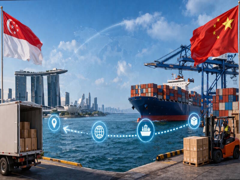 Shipping from China to Singapore 2026: Cost, Time & Methods