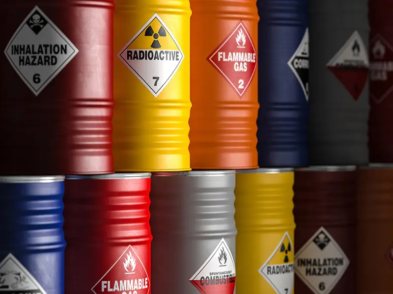 Required documents for export of dangerous goods