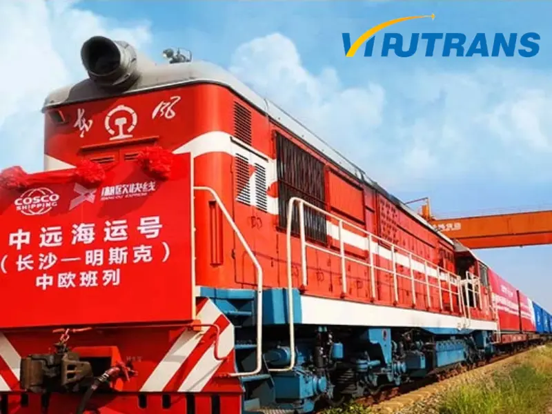 Railway transportation from China to Belarus