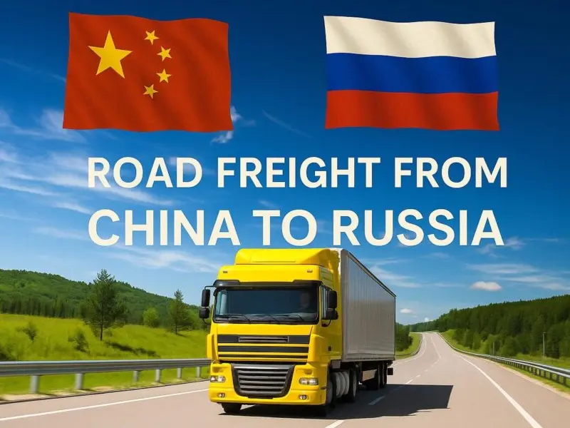 Road Transport from China to Moscow or St. Petersburg, Russia