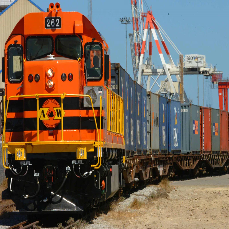 China block train container to Belarus railway lines