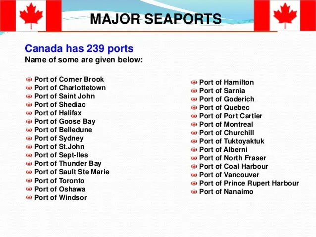 SEA FREIGHT FROM China TO Canada
